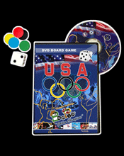 Olympic Challenge Bumpin' Die - "Golden Champions" - DVD Board Game